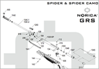 تفنگ بادی نوریکا اسپایدر پنوماتیک کامو Norica Spider GRS Camo